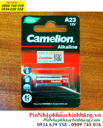 Camelion A23-BP1, Pin Remote 12v Alkaline Camelion A23-BP1 chính hãng (Loại vỉ 1 viên)
